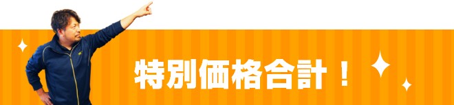 特別価格合計!